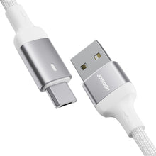 Заредете изображение във визуализатора на галерията – Joyroom USB cable - micro USB 2.4A for fast charging and data transfer 1.2 m white (S-UM018A10)
