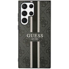 Заредете изображение във визуализатора на галерията – Guess GUHCS23LP4RPSK S23 Ultra S918 black/black hardcase 4G Printed Stripe
