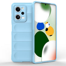 Заредете изображение във визуализатора на галерията – Magic Shield Case Cover for Xiaomi Redmi Note 12 Pro / Poco X5 Pro 5G Flexible Armor Cover Light Blue
