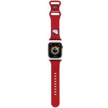 Заредете изображение във визуализатора на галерията – Hello Kitty Silicone Kitty Head strap for Apple Watch 38/40/41mm - red
