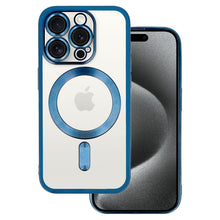 Заредете изображение във визуализатора на галерията – Metallic Magsafe Case for Samsung Galaxy S24 Ultra Blue
