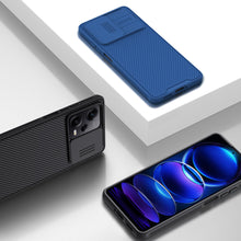 Заредете изображение във визуализатора на галерията – Nillkin CamShield Pro Case Cover for Xiaomi Redmi Note 12 Pro / Poco X5 Pro 5G Cover with Camera Cover Black
