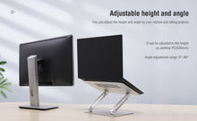 Заредете изображение във визуализатора на галерията – Nillkin ProDesk adjustable laptop stand silver
