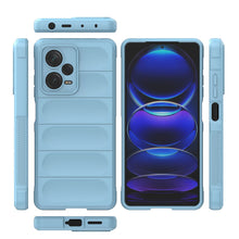 Заредете изображение във визуализатора на галерията – Magic Shield Case for Xiaomi Redmi Note 12 Pro+ flexible armored cover light blue

