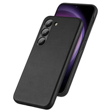 Заредете изображение във визуализатора на галерията – Dux Ducis Grit case for Samsung Galaxy S23 elegant cover made of artificial leather MagSafe black

