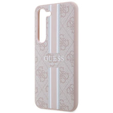 Заредете изображение във визуализатора на галерията – Guess GUHCS23SP4RPSP S23 S911 pink/pink hardcase 4G Printed Stripe
