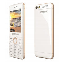 Заредете изображение във визуализатора на галерията – Mobile Phone - MAXCOM MM 136 dual sim WHITE-GOLD
