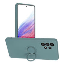 Заредете изображение във визуализатора на галерията – SILICONE RING Case for SAMSUNG Galaxy S23 ULTRA green
