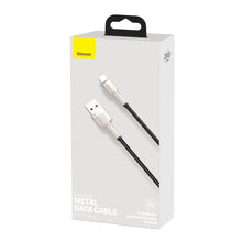Заредете изображение във визуализатора на галерията – Baseus Cable Cafule Metal - USB to Type C - 66W 2 metres (CAKF000201) black
