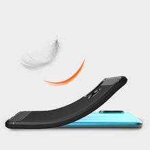 Заредете изображение във визуализатора на галерията – Carbon Case Flexible Cover TPU Case for Huawei P30 Lite blue
