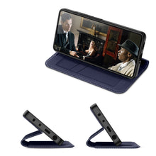 Заредете изображение във визуализатора на галерията – Dux Ducis Skin X2 Case For Xiaomi Redmi Note 12 Pro / Poco X5 Pro 5G Cover Flip Wallet Stand Blue
