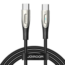 Заредете изображение във визуализатора на галерията – Joyroom Star-Light Series SA27-CC5 USB-C / USB-C cable 100W 1.2m - black

