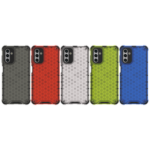 Заредете изображение във визуализатора на галерията – Honeycomb case for Samsung Galaxy A14 armored hybrid cover blue
