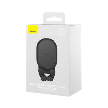 Заредете изображение във визуализатора на галерията – Baseus Stable Series air vent car holder black (SUWX020001)
