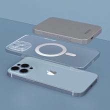 Заредете изображение във визуализатора на галерията – Hinovo magnetic wireless power bank MagSafe 5000mAh 15W gray (MB1-5000)
