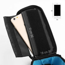 Заредете изображение във визуализатора на галерията – Wozinsky phone bag for bike frame on the frame phone cover for 6.5 inch 1.5L black (WBB2BK)
