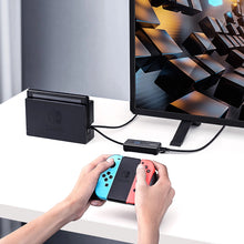 Заредете изображение във визуализатора на галерията – Ugreen 20265 USB-A / RJ45 1000 Mbps HUB 3x USB 3.0 network adapter - black
