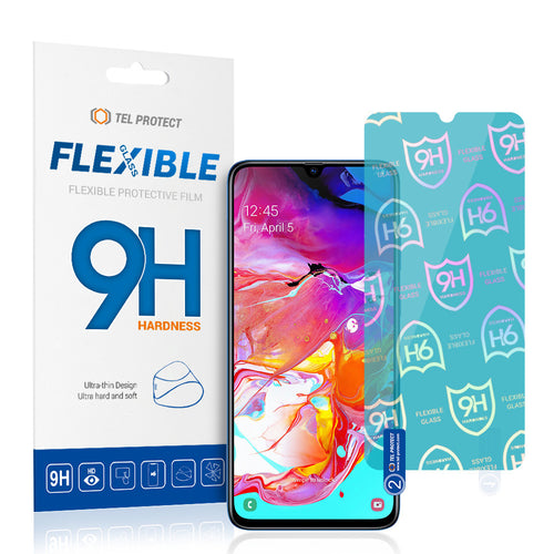 Tel Protect Best Flexible Hybrid Tempered Glass for SAMSUNG GALAXY A70