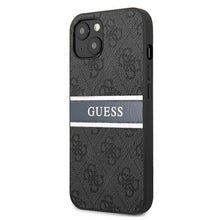 Заредете изображение във визуализатора на галерията – Оригинален гръб Guess за iphone 13 (4g stripe collection / grey) - TopMag
