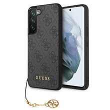 Заредете изображение във визуализатора на галерията – Оригинален Guess калъф за  samsung s22 (4g charms / grey) - TopMag
