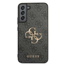 Заредете изображение във визуализатора на галерията – Оригинален Guess калъф за samsung s22 plus (4g big metal logo / grey) - TopMag
