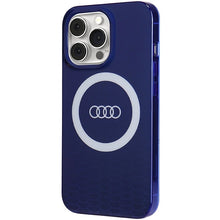 Заредете изображение във визуализатора на галерията – Audi IML Big Logo MagSafe case for iPhone 13 Pro / 13 - blue
