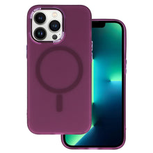 Заредете изображение във визуализатора на галерията – Magnetic Frosted Case for Iphone 14 Plus Purple
