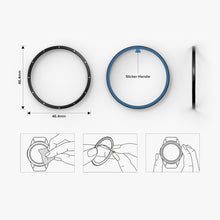Заредете изображение във визуализатора на галерията – Ringke Bezel Styling Overlay Cover for Samsung Galaxy Watch 5 Pro 45mm Stainless Steel for Watch Case Outer Rim Black
