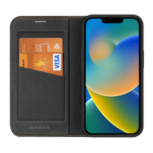 Заредете изображение във визуализатора на галерията – Dux Ducis Skin X2 case for iPhone 14 case with magnetic flap black
