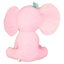 Заредете изображение във визуализатора на галерията – Plush elephant with bow pink
