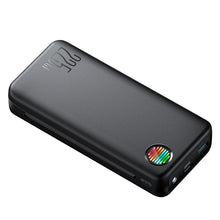 Заредете изображение във визуализатора на галерията – Joyroom 20000mAh 22.5W power bank with built-in USB-C/ Lightning cables (JR-L015) - black
