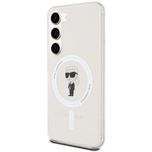 Заредете изображение във визуализатора на галерията – Karl Lagerfeld IML Ikonik MagSafe case for Samsung Galaxy S23 - transparent
