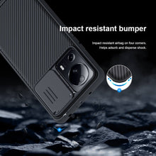 Заредете изображение във визуализатора на галерията – Nillkin CamShield Pro PC+TPU Case for Xiaomi 13 Lite black
