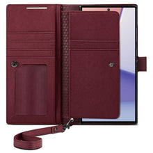 Заредете изображение във визуализатора на галерията – Spigen WALLET "S" PLUS GALAXY S23 ULTRA BURGUNDY
