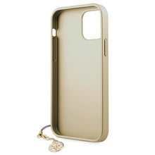Заредете изображение във визуализатора на галерията – Guess GUHCP12SGF4GGR iPhone 12 mini 5,4" szary/grey hardcase 4G Charms Collection
