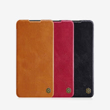 Заредете изображение във визуализатора на галерията – Nillkin Qin Leather Flip Wallet Case for Samsung Galaxy A34 5G | Brown
