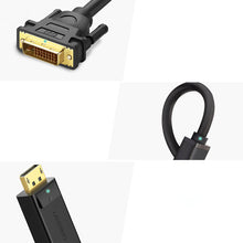 Заредете изображение във визуализатора на галерията – Ugreen cable DisplayPort - DVI cable 2m black (DP103)
