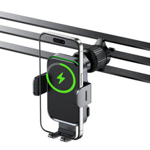 Заредете изображение във визуализатора на галерията – Acefast D17 car holder with inductive charger - black
