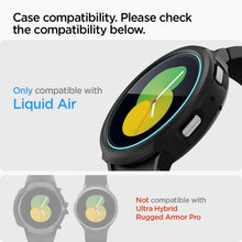 Заредете изображение във визуализатора на галерията – Tempered glass spigen glas.tr ”ez-fit” 2-pack for samsung galaxy watch 4 / 5 ( 44 mm ) - TopMag
