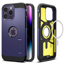 Заредете изображение във визуализатора на галерията – Spigen TOUGH ARMOR MAG MAGSAFE IPHONE 14 PRO MAX DEEP PURPLE
