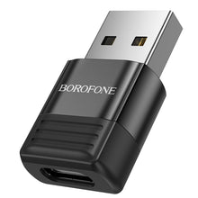 Заредете изображение във визуализатора на галерията – Borofone Adapter BV18 - USB to Type C - black

