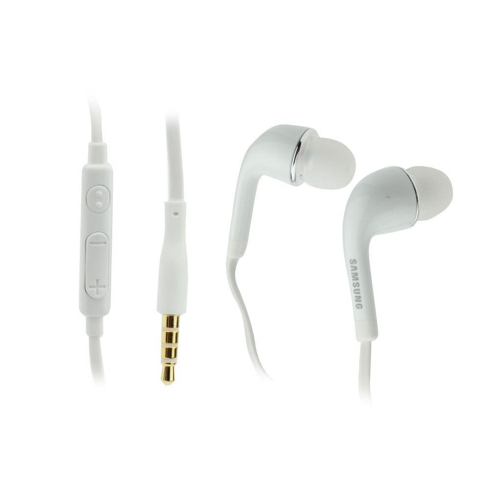 Оригинален stereo headset samsung eo-eg900bw g900f galaxy s 5 3.5 mm бял без опаковка - TopMag