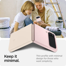 Заредете изображение във визуализатора на галерията – Spigen airskin case for samsung z flip 4 cotton pink - TopMag
