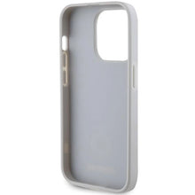 Заредете изображение във визуализатора на галерията – Guess Strass Metal Logo case for iPhone 15 Pro - silver
