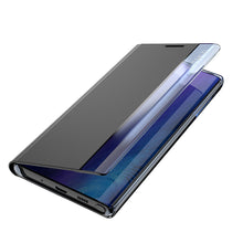 Заредете изображение във визуализатора на галерията – New Sleep Case case for Samsung Galaxy S23+ cover with flip stand blue
