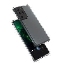 Заредете изображение във визуализатора на галерията – Wozinsky Anti Shock durable case with Military Grade Protection for Samsung Galaxy S21 Ultra 5G transparent
