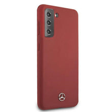 Заредете изображение във визуализатора на галерията – Original faceplate case MERCEDES MEHCS21SSILRE for SAMSUNG S21 (Silicone Line / red)
