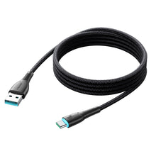 Заредете изображение във визуализатора на галерията – Joyroom Starry series SA32-AC6 100W USB-A / USB-C cable 1m - black
