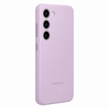 Заредете изображение във визуализатора на галерията – Samsung Silicone Cover Case for Samsung Galaxy S23 Silicone Cover Lilac (EF-PS911TVEGWW)
