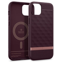 Заредете изображение във визуализатора на галерията – CASEOLOGY PARALLAX MAG MAGSAFE IPHONE 15 BURGUNDY
